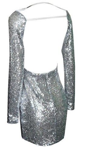 Open Back Square Dress