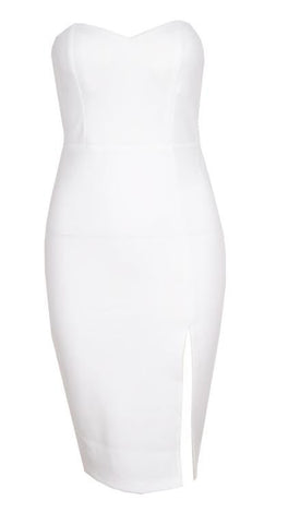 Tamela Bustier Dress White