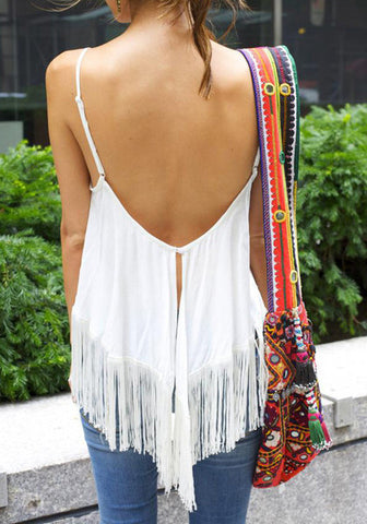 Fringe Tank Top