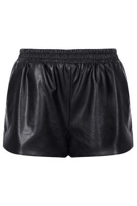 Leather Mini Shorts