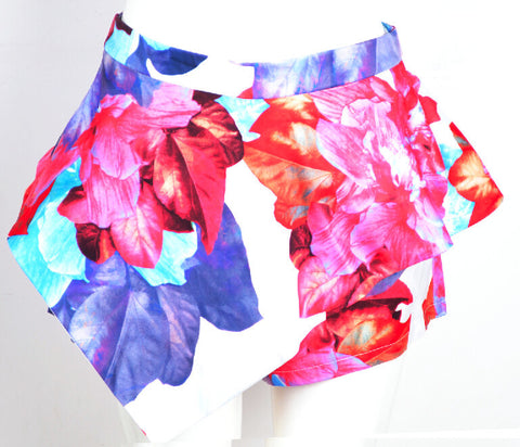 Floral Mini Skirt Shorts