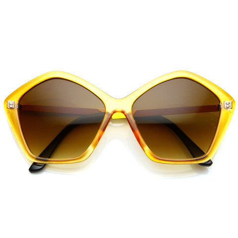 Pentagon Sunglasses - Yellow