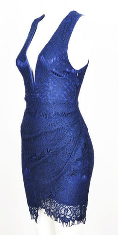Open Back Lace Dress