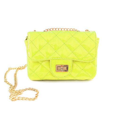 Yellow Cross Stitch Bag