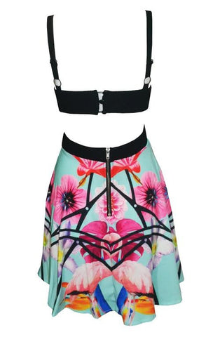 Floral Cut Out Dress - Other Colors
