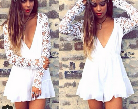 Daisy Sheer Romper