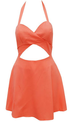 Wrap Cut Out Dress