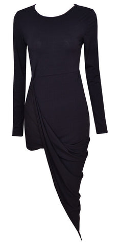 Asymmetrical Flare Dress