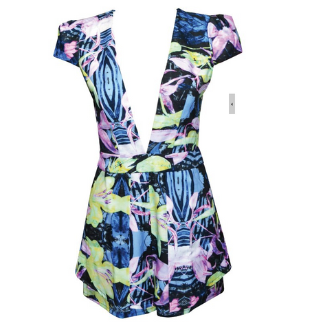 Totally Exposed Orchid Romper