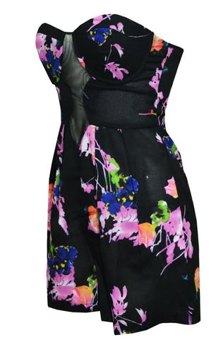 Floral Mesh Romper