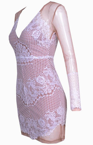 Gina Lace Dress Cream