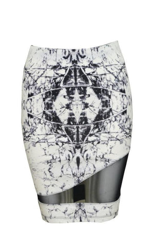 Graffiti Mesh Skirt