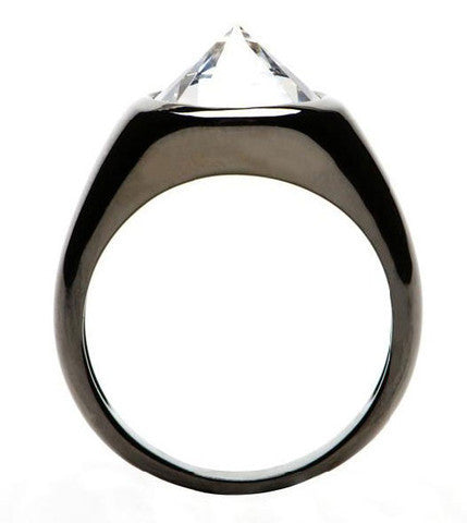 Inverted Diamond Gothic Ring- Leviticus