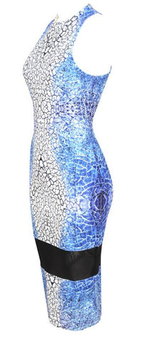 Slate Crush Dress Blue