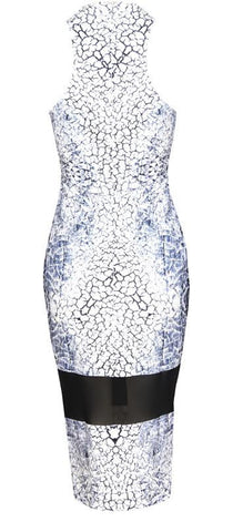 Slate Crush Dress White