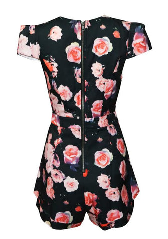 Totally Exposed Rose Romper