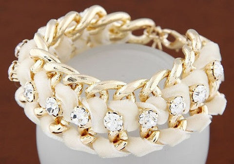 Pearl Rhinestone Bracelet