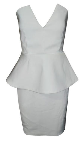 Peplum Mini Dress