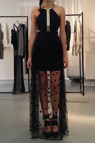 Polka Dot Maxi Dress
