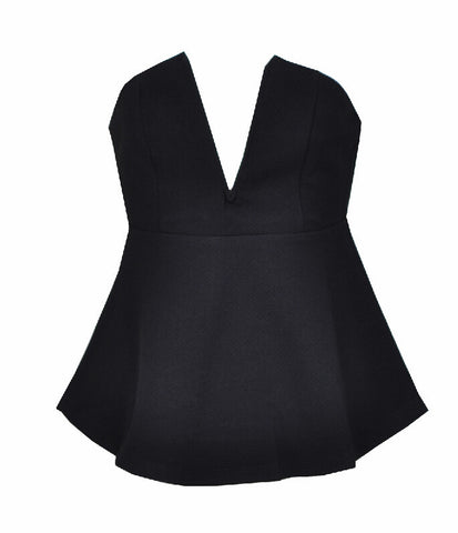 Peplum Ruffle Skirt Top