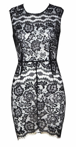 Mona Lace Dress Black