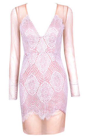 Rita Lace Dress White