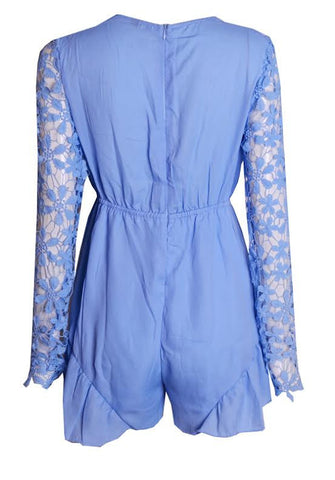Georgina Romper Periwinkle