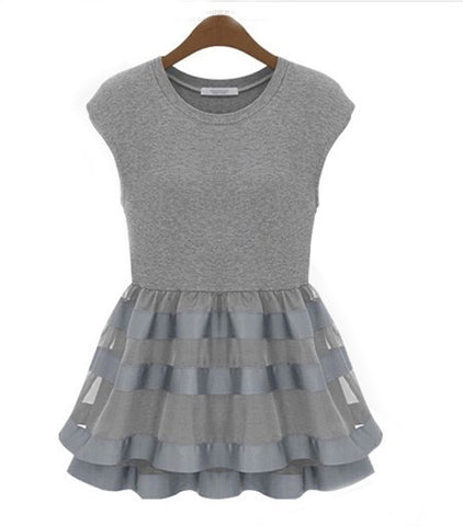 Stripe Mesh Top