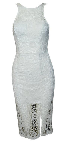 Sleeveless Lace Dress