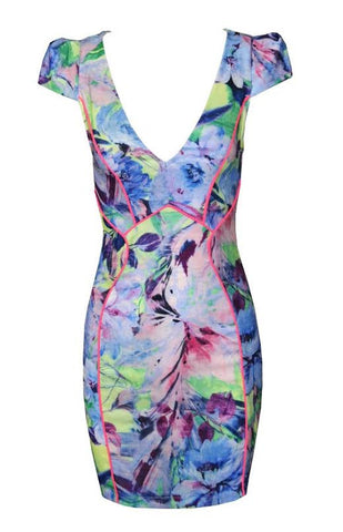 Totally Exposed  Dress Floral