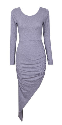Cotton Cross Dress Grey