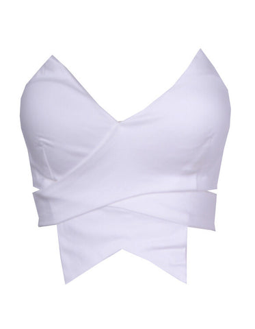 Strapless Top White
