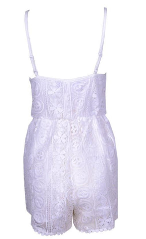 Nicole Crochet Romper