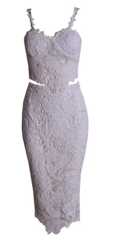 Lovers Lane White Lace Dress