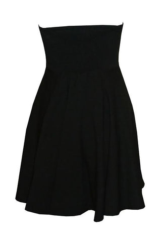 Cut Out Bow Mini Dress Black