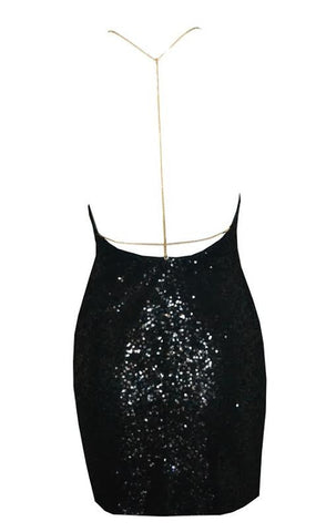 Fine Line Sequin Dress