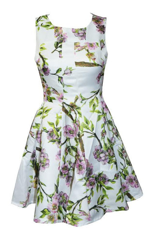 White Vine Dress