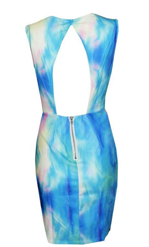 Totally Exposed  Dress- Watercolor