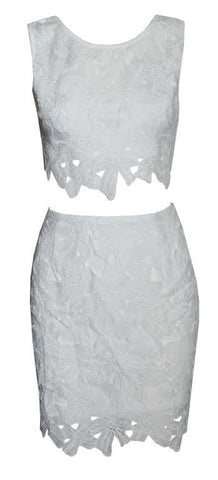 Lace Two Piece Dress - Other Colors