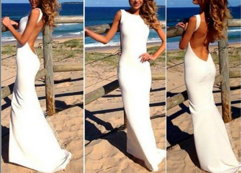 Vicki Open Back Dress