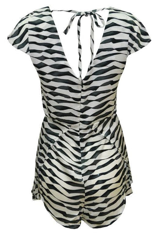 Zebra Stripe Romper